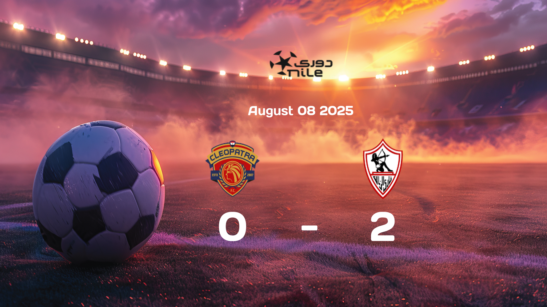 Ceramica Cleopatra vs Zamalek SC: Zamalek Clinches Victory with a 2-0 Win in Egypt Premier League Match on August 8, 2025 Ceramica Cleopatra vs Zamalek SC: Zamalek Clinches Victory with a 2-0 Win in Egypt Premier League Match on August 8, 2025
