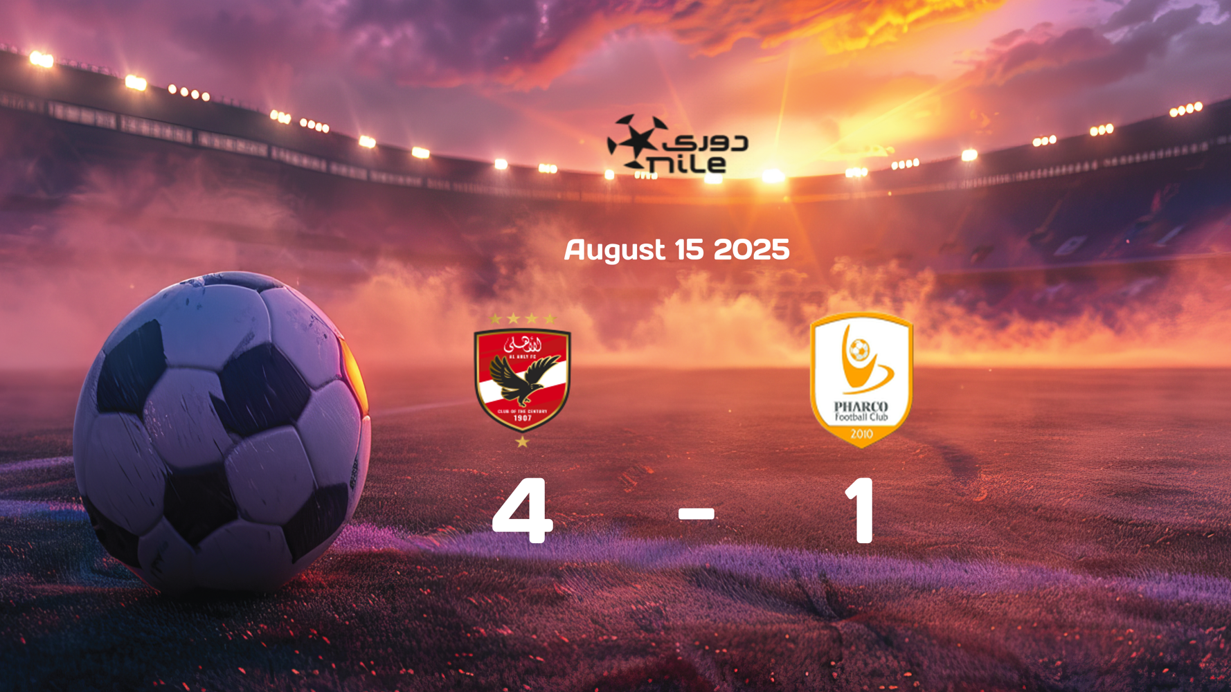 Al Ahly Dominates Pharco 4-1 in Exciting 2025 Egypt Premier League Match Al Ahly Dominates Pharco 4-1 in Exciting 2025 Egypt Premier League Match