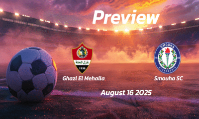 Ghazl El Mehalla vs Smouha SC: Preview – Team News, Line-ups, Prediction and Tips | August 16 18:00 (GMT)