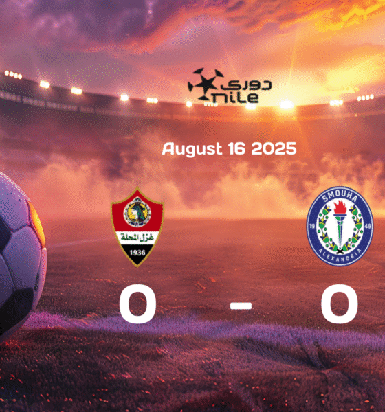 Ghazl El Mehalla and Smouha SC Play to a Scoreless Draw in Egypt Premier League Match on 2025-08-16