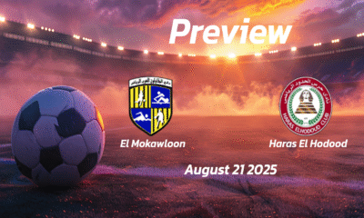 El Mokawloon vs Haras El Hodood: Preview – Team News, Line-ups, Prediction and Tips | August 21 15:00 (GMT)