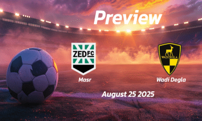 Masr vs Wadi Degla: Preview – Team News, Line-ups, Prediction and Tips | August 25 15:00 GMT