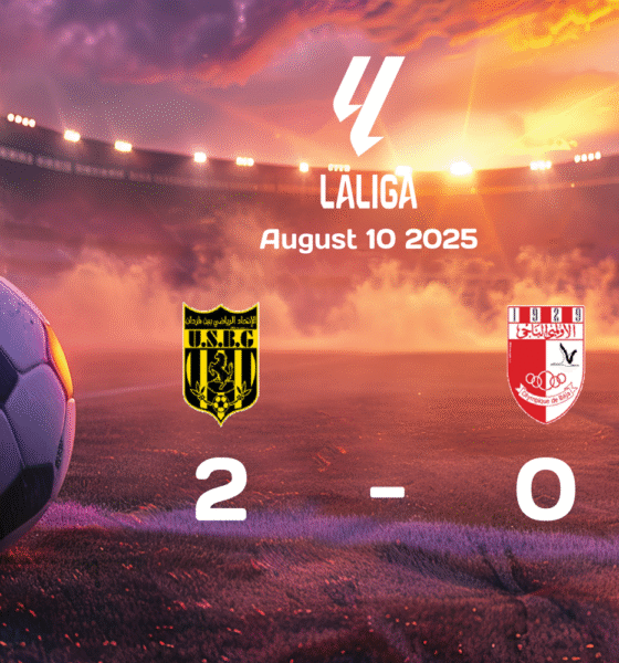 US Ben Guerdane Impresses with 2-0 Victory over Olympique Béja in Ligue 1 Match on August 10, 2025