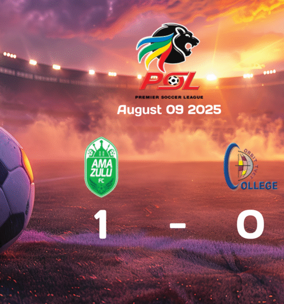 Amazulu Secures Victory Over Orbit College 1-0 in Premier Soccer League Match on 2025-08-09