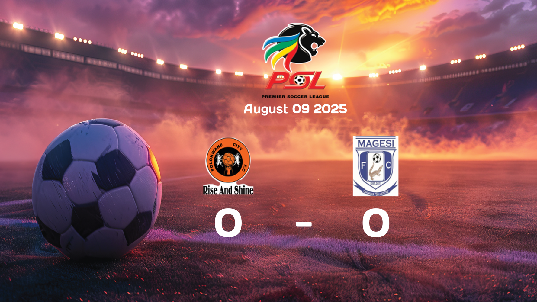 Polokwane City vs Magesi Ends in Goalless Draw in Premier Soccer League Clash on 2025-08-09 Polokwane City vs Magesi Ends in Goalless Draw in Premier Soccer League Clash on 2025-08-09