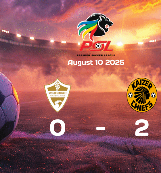 Kaizer Chiefs Triumph Over Stellenbosch with 2-0 Victory in Premier Soccer League Clash on 2025-08-10
