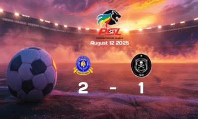 Marumo Gallants Defeat Orlando Pirates 2-1 in 2025-08-12 Premier Soccer League Match