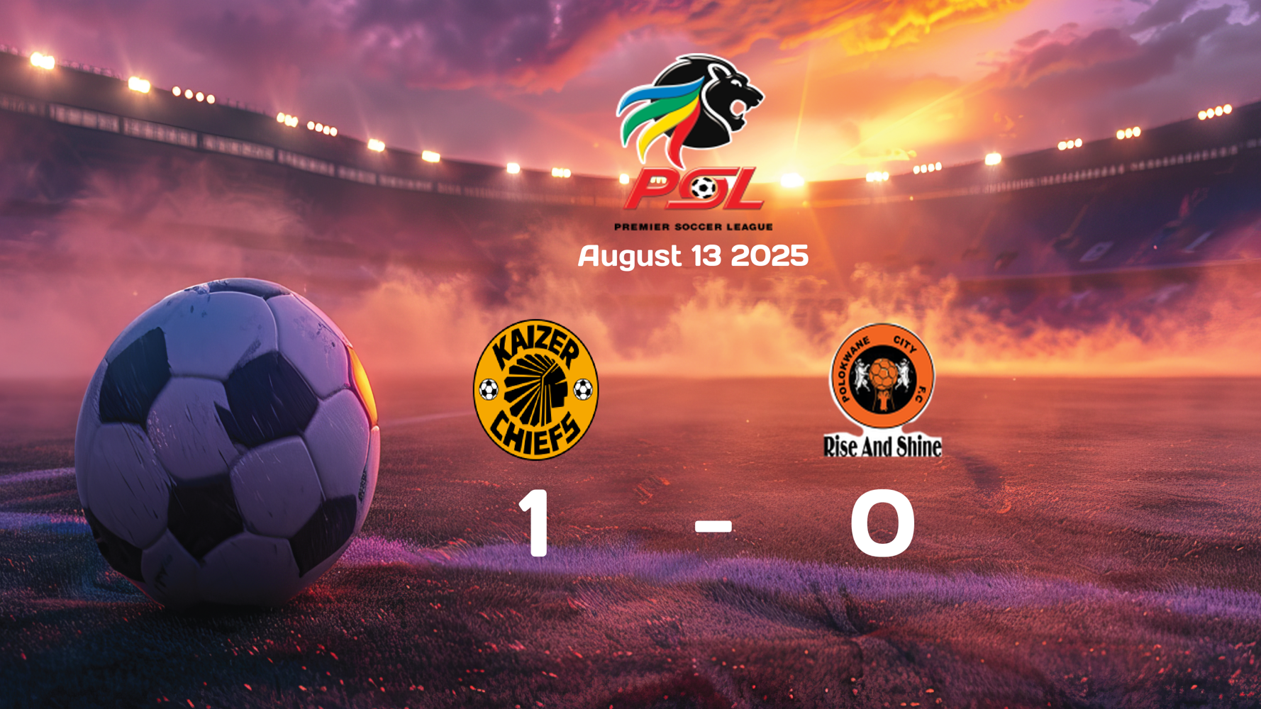 Kaizer Chiefs vs Polokwane City Match Report: Chiefs Secure 1-0 Victory in Premier Soccer League Encounter on 2025-08-13 Kaizer Chiefs vs Polokwane City Match Report: Chiefs Secure 1-0 Victory in Premier Soccer League Encounter on 2025-08-13