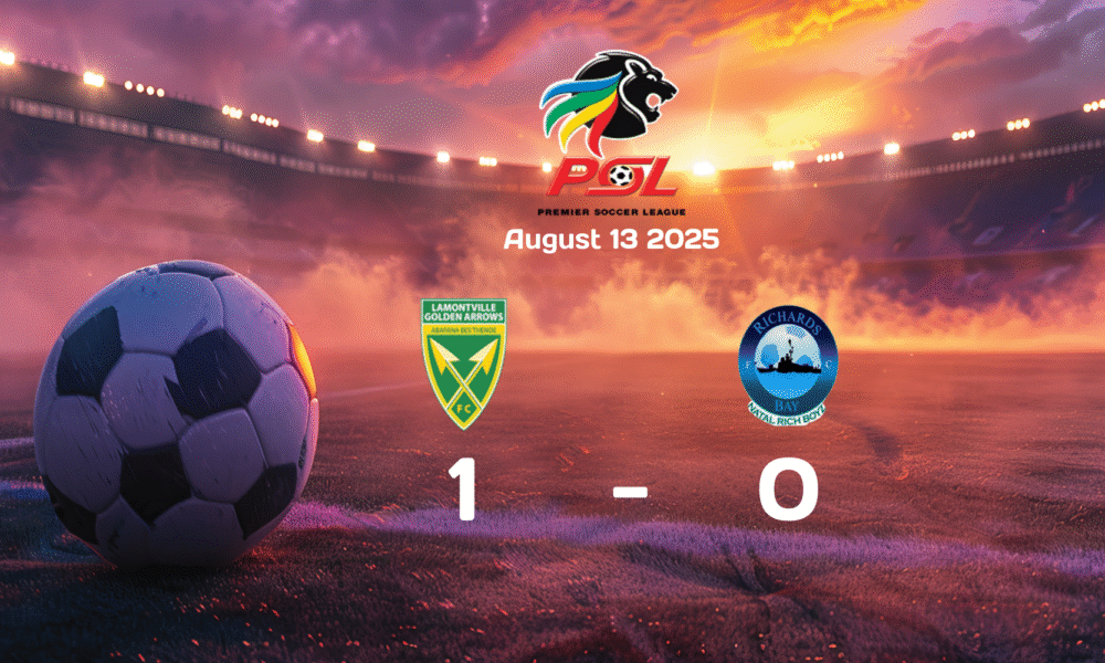 Golden Arrows Secure Victory Over Richards Bay in 1-0 Thriller: Premier Soccer League 2025-08-13 Match Recap