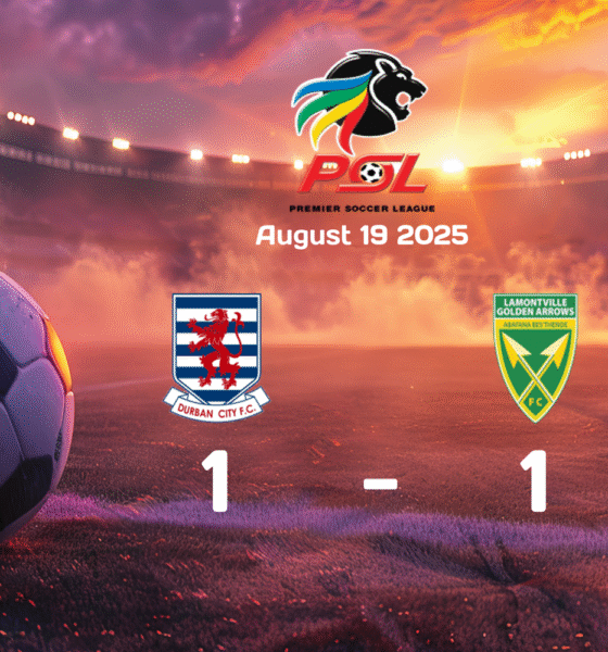 Durban City vs Golden Arrows Ends in 1-1 Draw in Premier Soccer League Clash on 2025-08-19