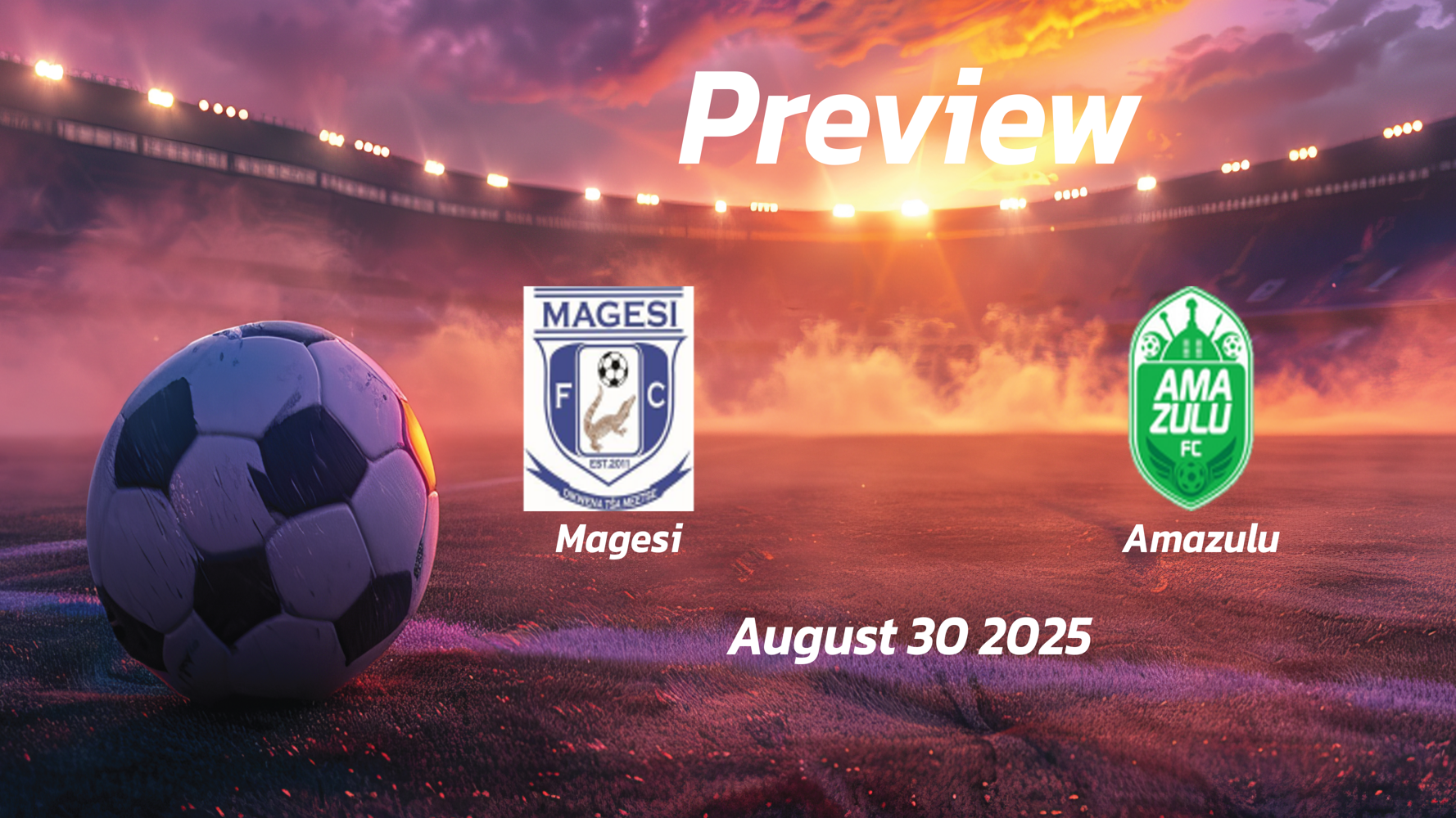 Magesi vs Amazulu: Preview – Team News, Line-ups, Prediction and Tips | August 30 13:00 (GMT)