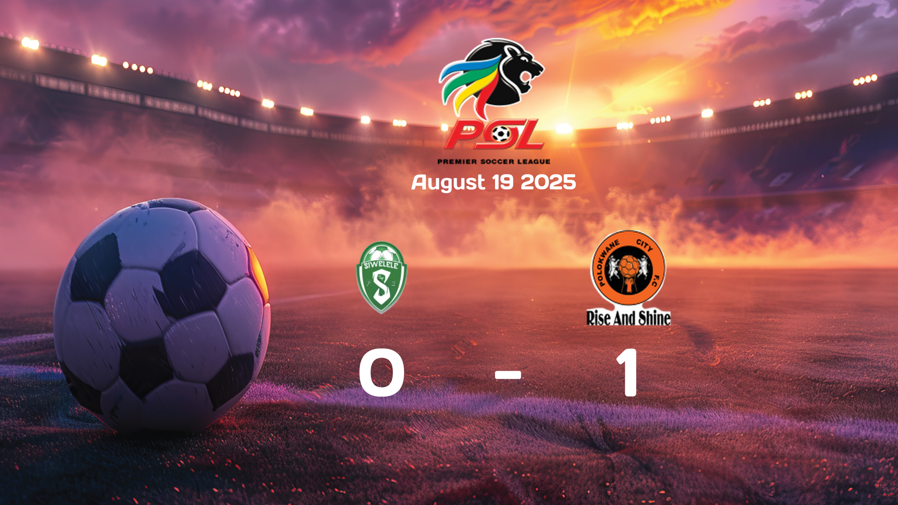 Polokwane City Clinch Victory Over Siwelele with 1-0 Win in Premier Soccer League Showdown on August 19, 2025 Polokwane City Clinch Victory Over Siwelele with 1-0 Win in Premier Soccer League Showdown on August 19, 2025