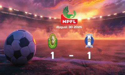 Bendel Insurance vs Shooting Stars Ends in 1-1 Stalemate in NPFL Clash on 2025-08-30