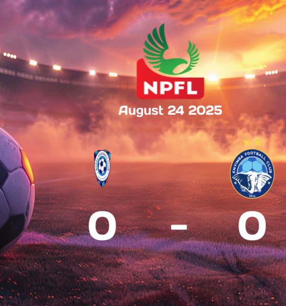 Barau FC vs Enyimba Ends in Goalless Draw in NPFL Clash on August 24, 2025