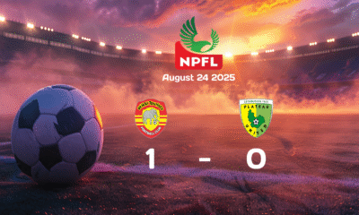 Wikki Tourist Prevails Over Plateau United with 1-0 Victory in NPFL Match on 2025-08-24