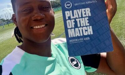Chiamaka Nnadozie relishes WSL move after Brighton breakthrough Chiamaka Nnadozie relishes WSL move after Brighton breakthrough