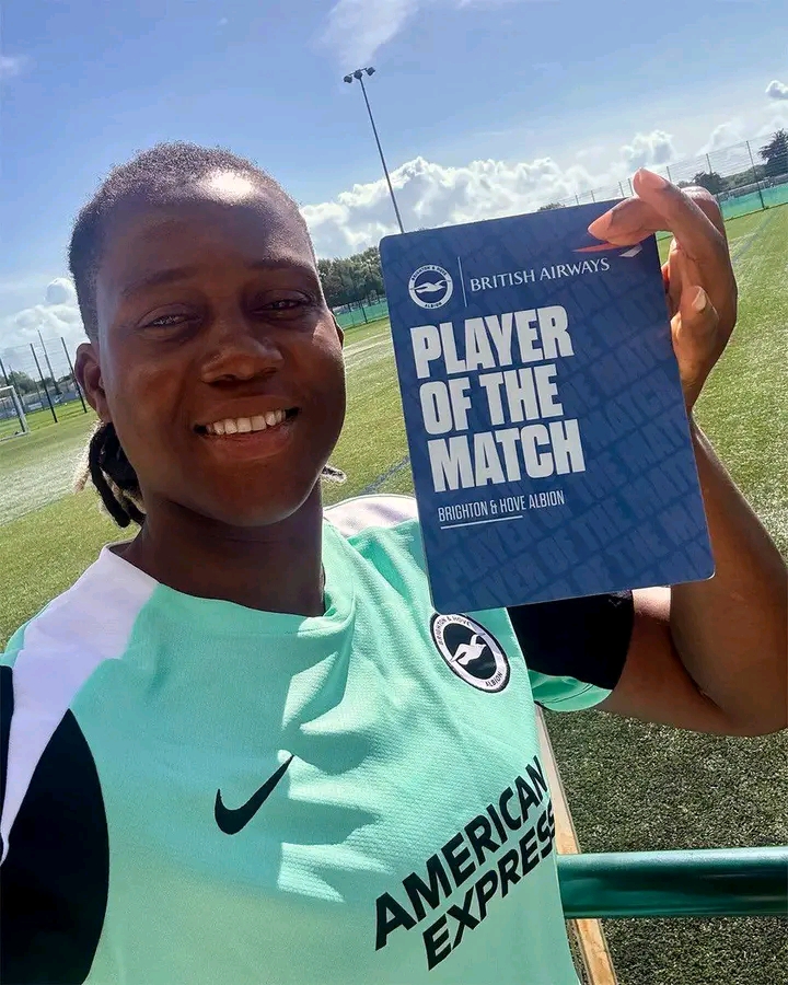 Chiamaka Nnadozie relishes WSL move after Brighton breakthrough