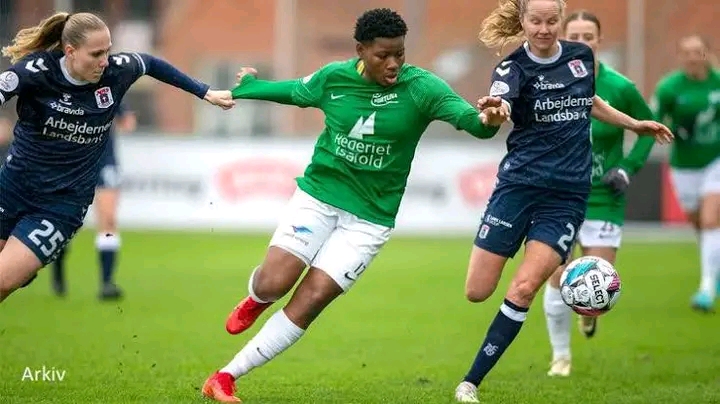 Joy Omewa scores as Fortuna Hjorring exit Women’s Champions League