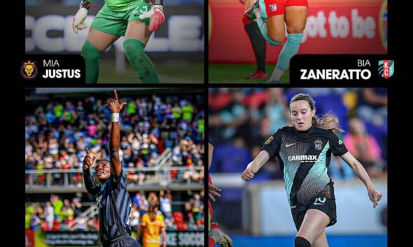 Gift Monday nominated for NWSL Player of the Week