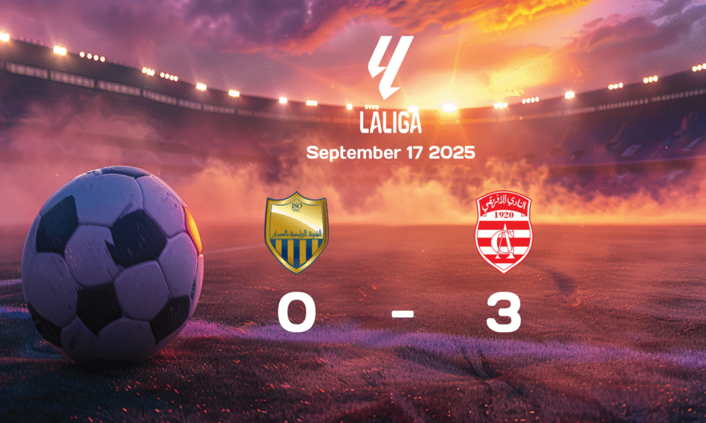Club Africain Dominates with 3-0 Victory over Jeunesse Sportive Omrane in Ligue 1 Match on 2025-09-17
