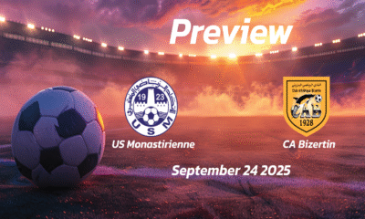 US Monastirienne vs CA Bizertin: Preview – Team News, Line-ups, Prediction, and Tips | September 24 14:30 GMT
