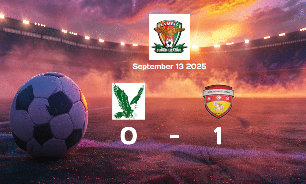 Man Utd Zambia Academy Clinches Victory Over Green Eagles 0-1 in Super League Match, September 13, 2025