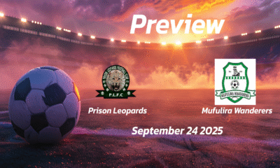 Prison Leopards vs Mufulira Wanderers: Preview – Team News, Line-ups, Prediction and Tips | September 24 13:00 (GMT)