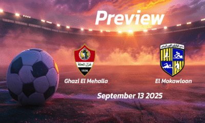 El Mokawloon vs Ghazl El Mehalla: Preview – Team News, Line-ups, Prediction and Tips | September 13 14:00 (GMT)