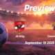 Al Ahly vs Ceramica Cleopatra: Preview – Team News, Line-ups, Prediction and Tips | September 19 17:00 (GMT)