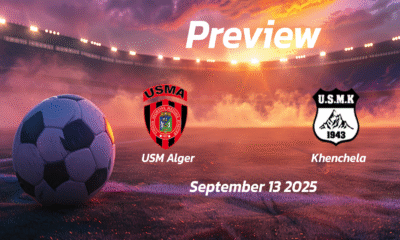 USM Alger vs Khenchela: Preview – Team News, Line-ups, Prediction and Tips | September 13 18:00 GMT