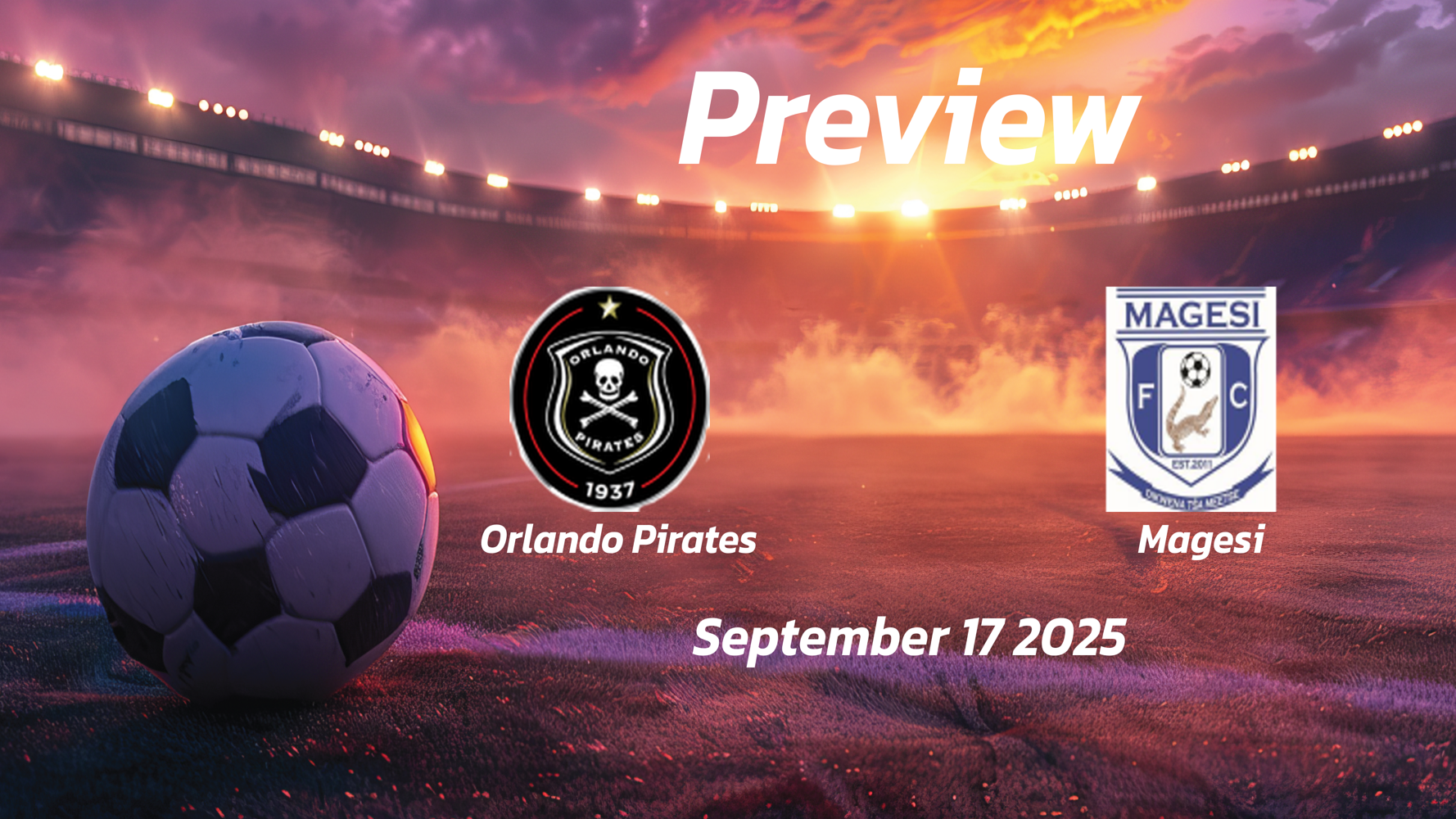 Orlando Pirates vs Magesi: Preview – Team News, Line-ups, Prediction and Tips | September 17 17:30 (GMT)
