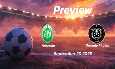 Amazulu vs Orlando Pirates: Preview – Team News, Line-ups, Prediction and Tips | September 20 13:00 GMT