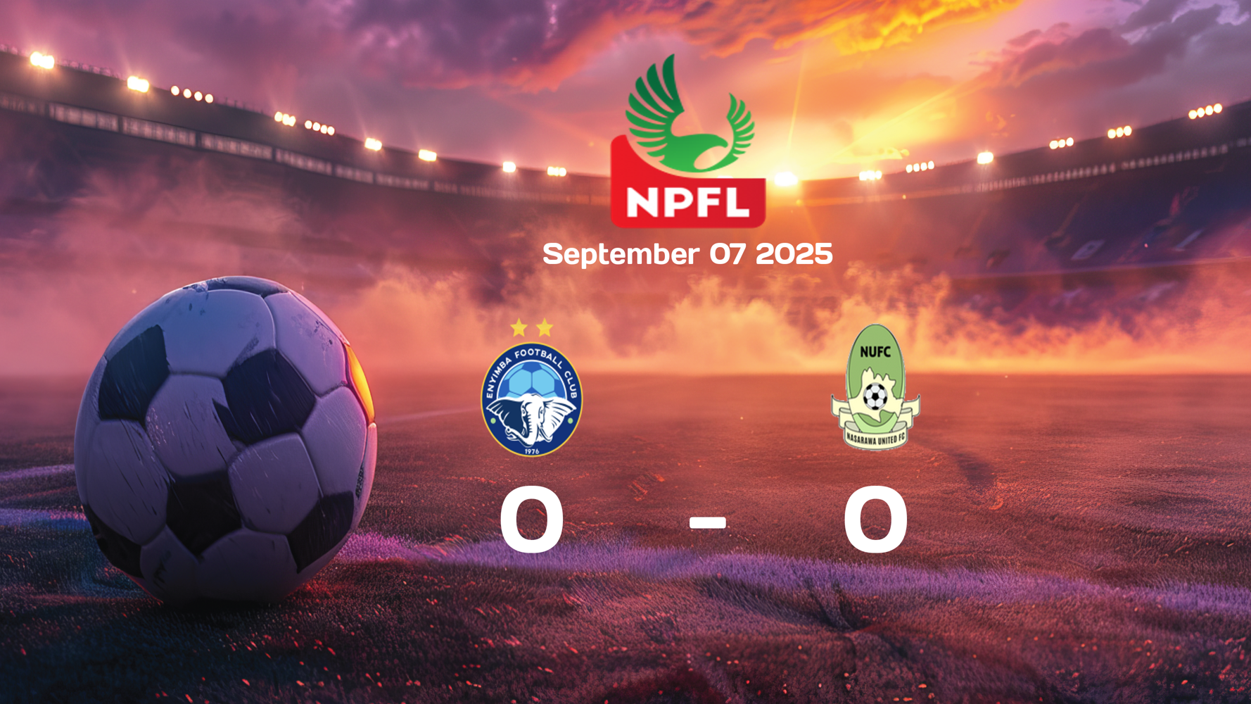 Enyimba vs Nasarawa United Ends in Goalless Draw in Exciting NPFL Match, 2025-09-07