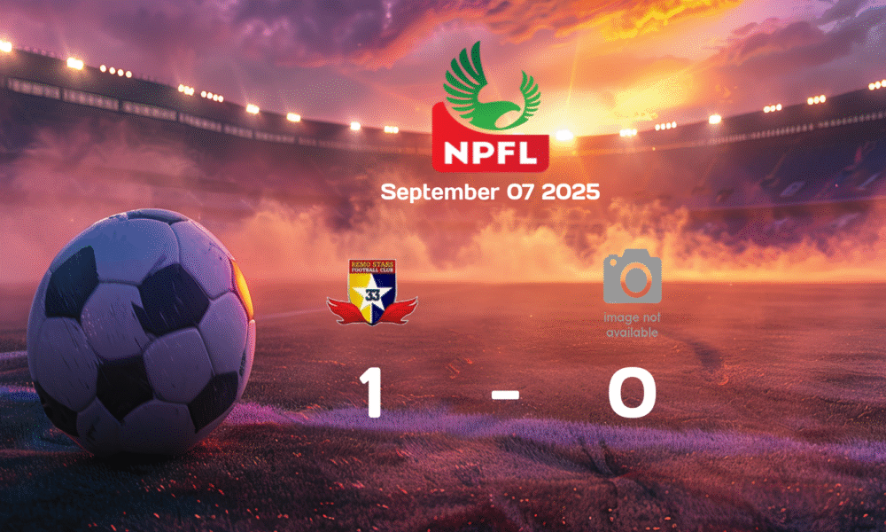 Remo Stars vs Warri Wolves NPFL Match Result: Remo Stars Secures Victory with 1-0 Win on 2025-09-07