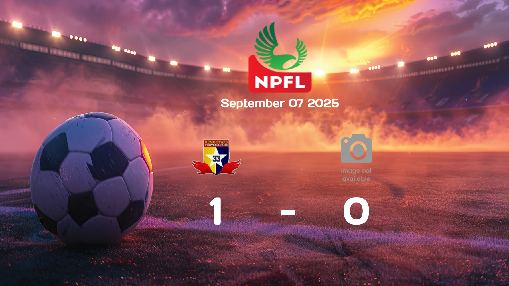 Remo Stars vs Warri Wolves NPFL Match Result: Remo Stars Secures Victory with 1-0 Win on 2025-09-07
