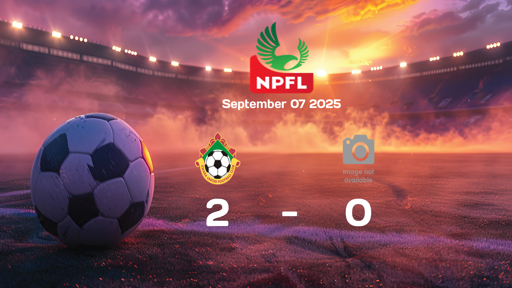 Kwara United Outshines Kun Khalifat FC with 2-0 Victory in NPFL Clash on 2025-09-07