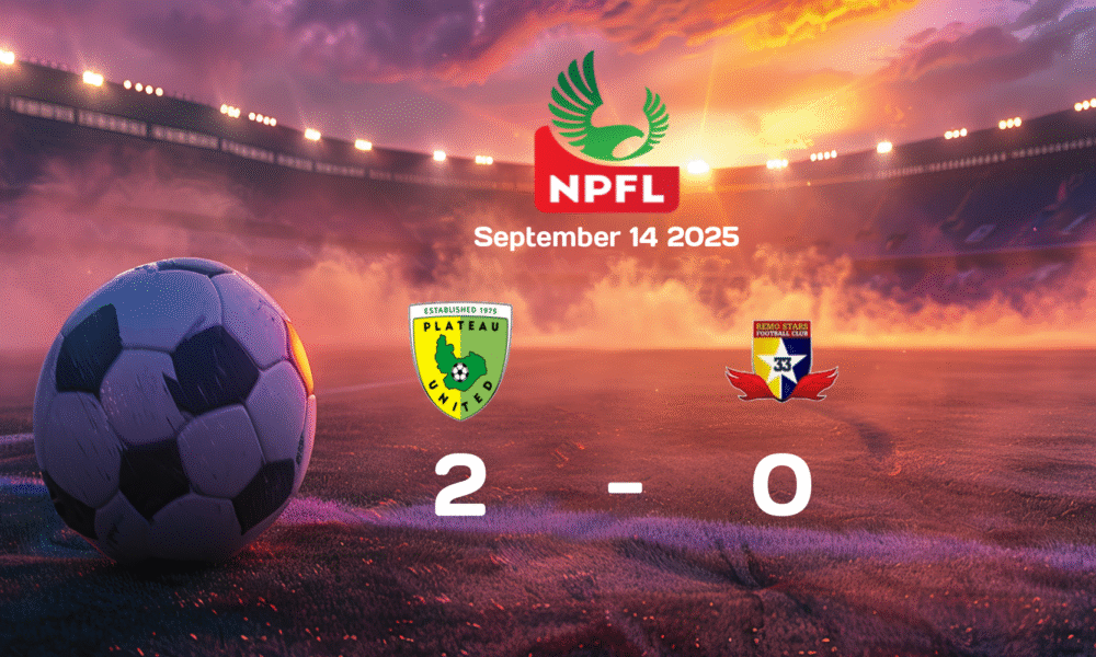 Plateau United vs Remo Stars NPFL Match Report: Plateau United Emerges Victorious with a 2-0 Win on 2025-09-14