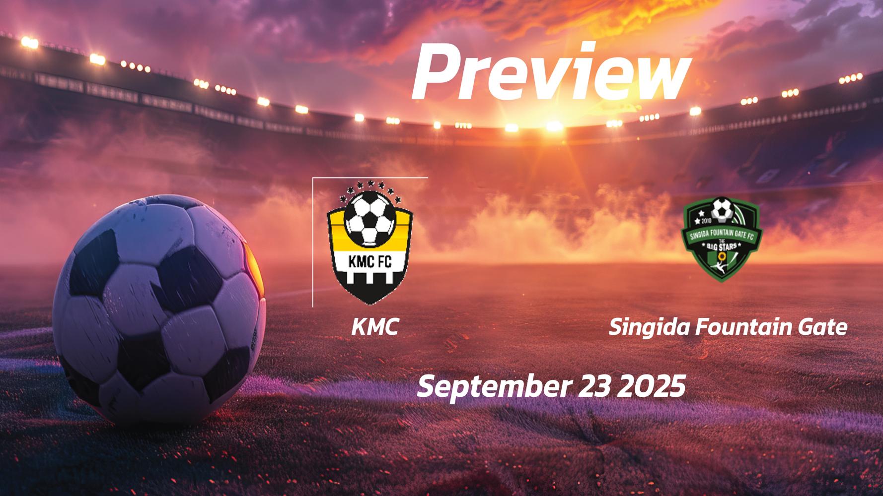 KMC vs Singida Fountain Gate: Preview – Team News, Line-ups, Prediction and Tips | September 23 13:00 (GMT)