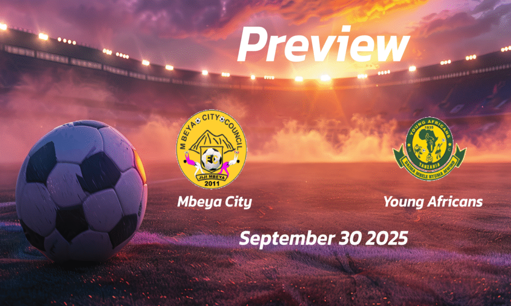 Mbeya City vs Young Africans: Preview – Team News, Line-ups, Prediction and Tips | September 30 13:15 GMT