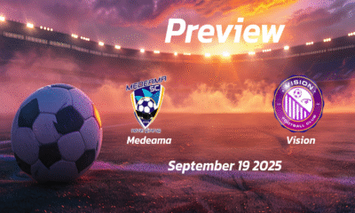 Medeama vs Vision: Preview – Team News, Line-ups, Prediction and Tips | September 19 15:00 (GMT)