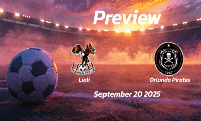 Lioli vs Orlando Pirates: Preview – Team News, Line-ups, Prediction and Tips | September 20 13:00 (GMT)