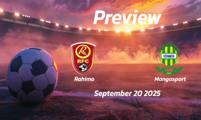Rahimo vs Mangasport: Preview – Team News, Line-ups, Prediction, and Tips | September 20 16:00 GMT
