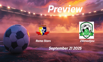 Remo Stars vs Zilimadjou: Preview – Team News, Line-ups, Prediction and Tips | September 21 15:00 (GMT)