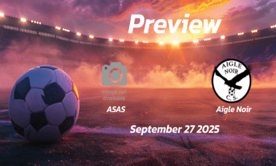 ASAS vs Aigle Noir: Preview – Team News, Line-ups, Prediction and Tips | September 27 11:00 (GMT)