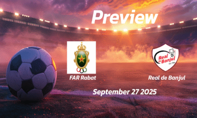 FAR Rabat vs Real de Banjul: Preview – Team News, Line-ups, Prediction and Tips | September 27 19:00 (GMT)