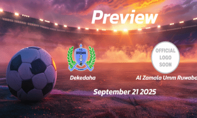 Dekedaha vs Al Zamala Umm Ruwaba: Preview – Team News, Line-ups, Prediction, and Tips | September 21 13:00 (GMT)
