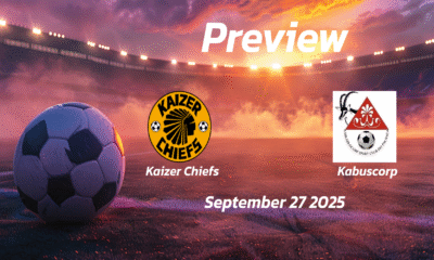 Kaizer Chiefs vs Kabuscorp: Preview – Team News, Line-ups, Prediction and Tips | September 27 13:00 GMT