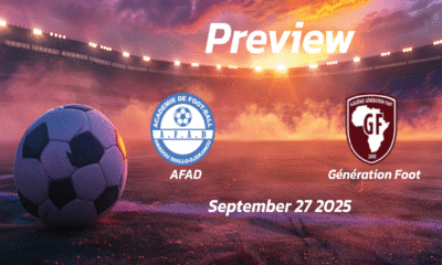 AFAD vs Génération Foot: Preview – Team News, Line-ups, Prediction and Tips | September 27 16:00 (GMT)