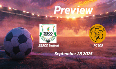 ZESCO United vs FC 105: Preview – Team News, Line-ups, Prediction and Tips | September 28 13:00 (GMT)