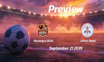 Muranga SEAL vs Ulinzi Stars: Preview – Team News, Line-ups, Prediction and Tips | September 21 12:00 (GMT)